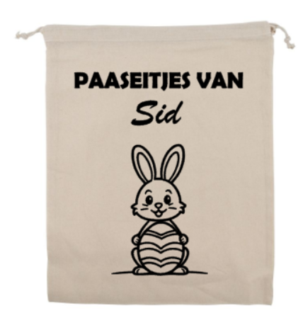 PAASZAKJE | MET NAAM