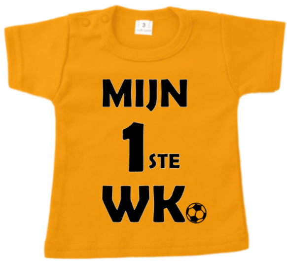 T-SHIRT | MIJN EERSTE WK | ZONDER NAAM