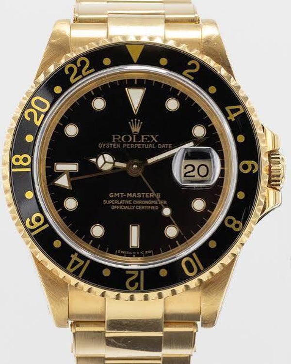 rolex gmt 16718 oro gold