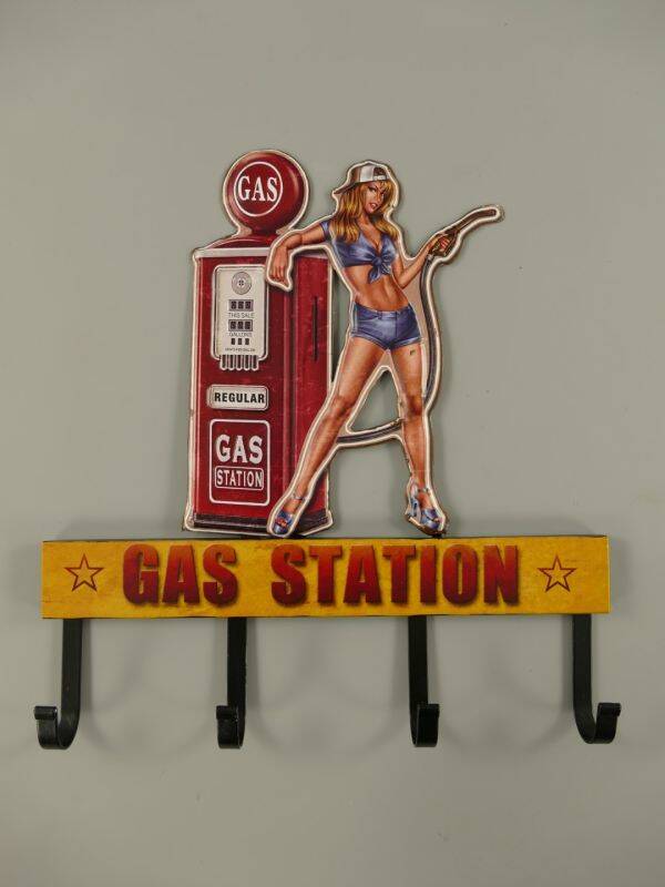 Metalen wandhaak Gaststation