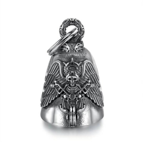 Guardian Bell - Skull Rider with Angelwings