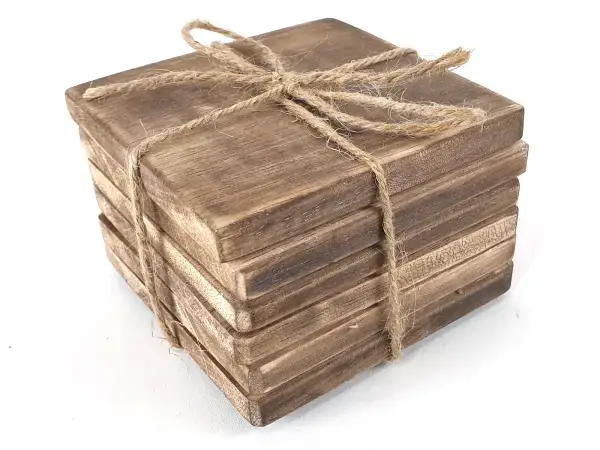 Houten onderzetters