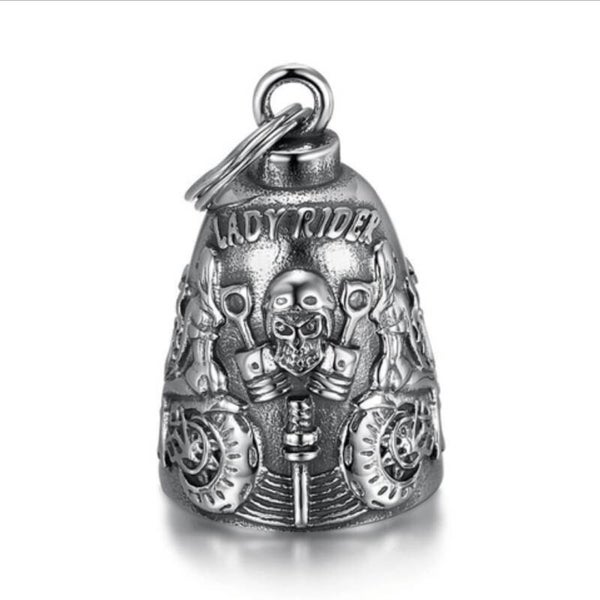 Guardian Bell - Biker- Skull with Angelwings