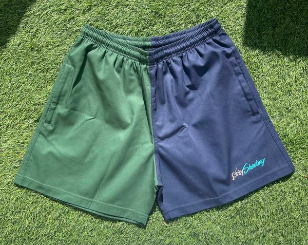 NAVY & GREEN SHORTS