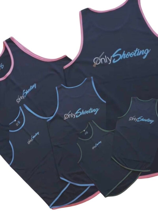 SHEARING VEST - BLUE TRIM