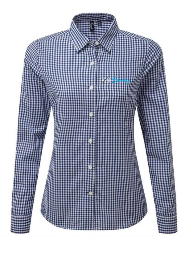 LADIES TWILL CHECK SHIRT