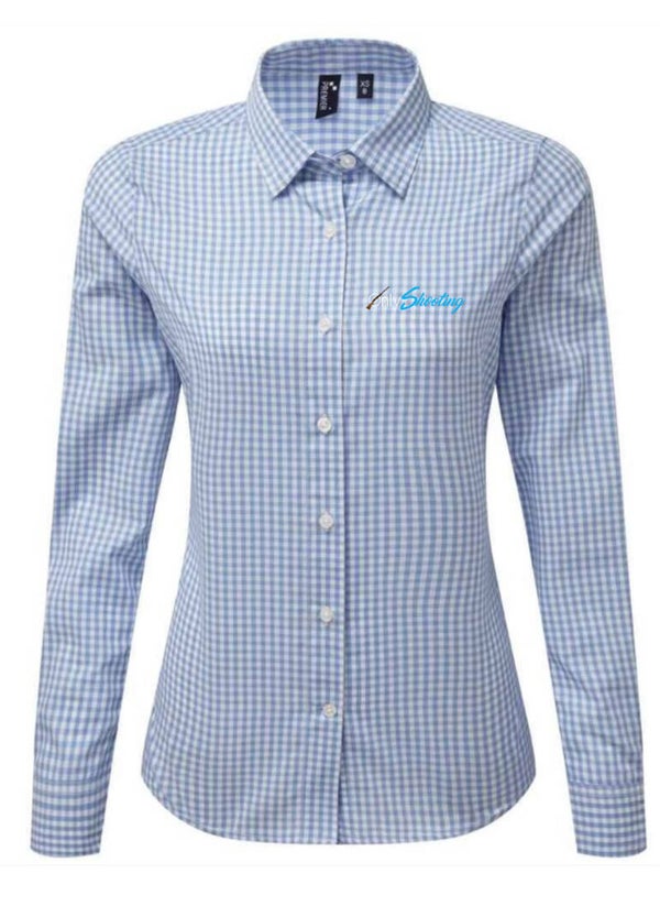 LADIES TWILL CHECK SHIRT