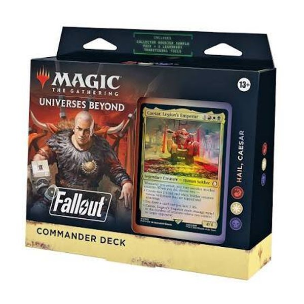 Universes Beyond - Caesar, Legion's Emperor - Fallout Commander Deck - Magic the Gathering