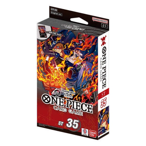 Sabo Red-Black Starter Deck - ST 35 - One Piece Card Game