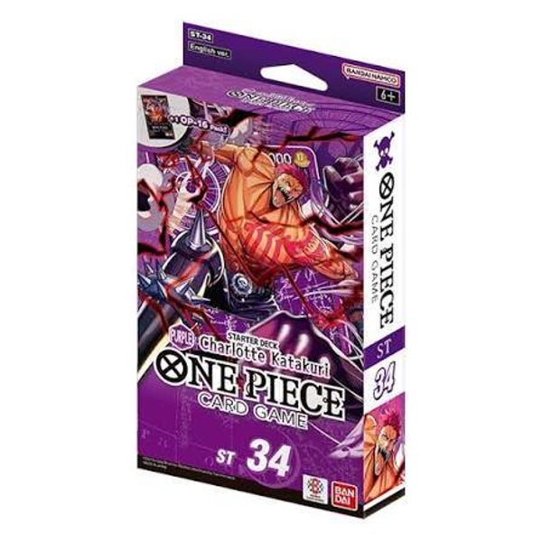 Charlotte Katakuri Purple Starter Deck - ST 34 - One Piece Card Game