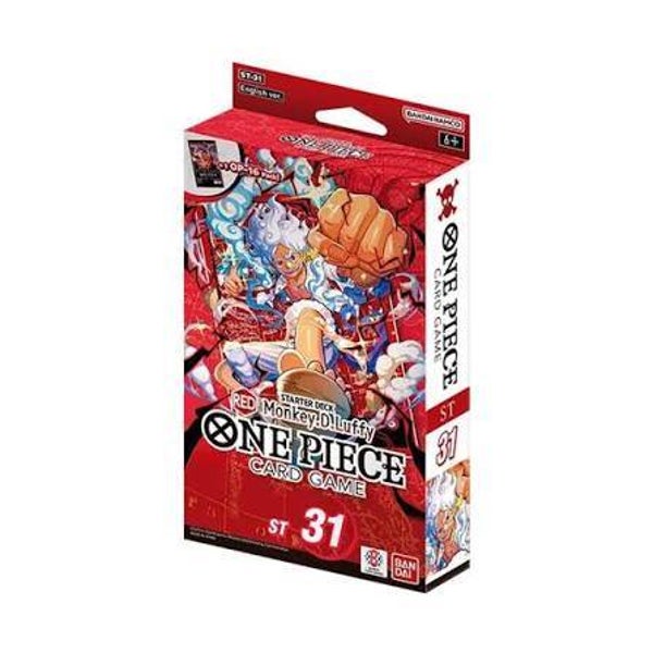 Monkey D Luffy Red Starter Deck - ST 31 - One Piece Card Game