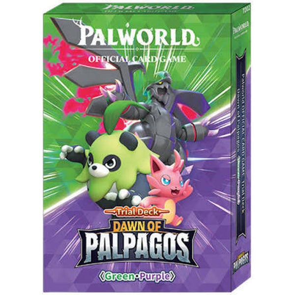 Dawn of Palpagos - Green-Purple Trial Deck - Palworld Official Card Game