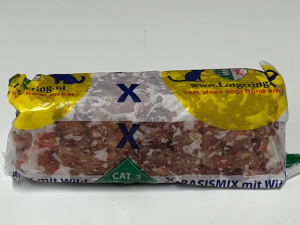 Basismix met Wild (Rund, Lam, Fazant, Hert, Gans, Haas) (X)