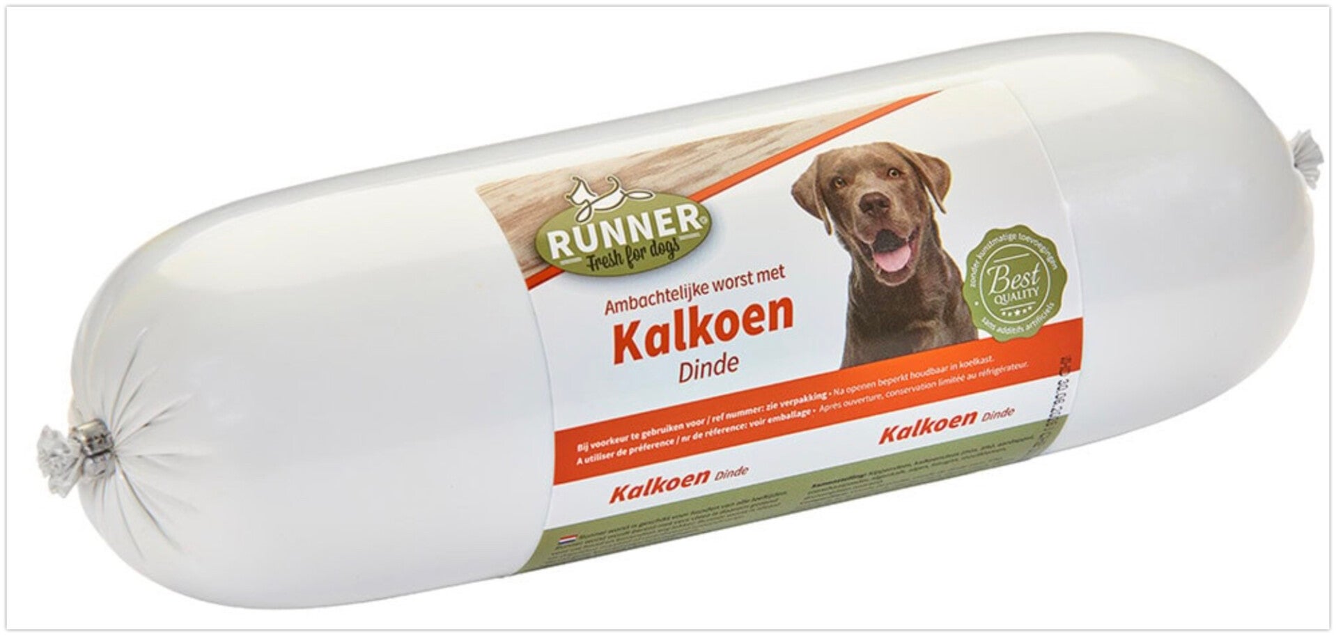 Runner Ambachtelijke Worst: Kalkoen - 8 x 800 gram
