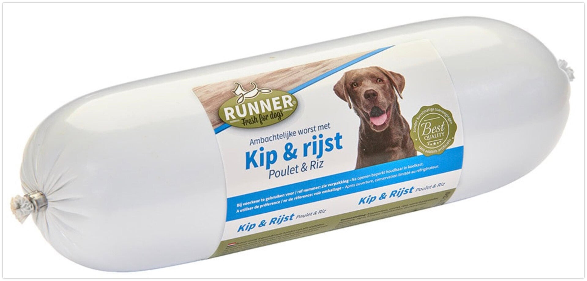 Runner Ambachtelijke Worst: Kip, Rijst - 8 x 800 gram