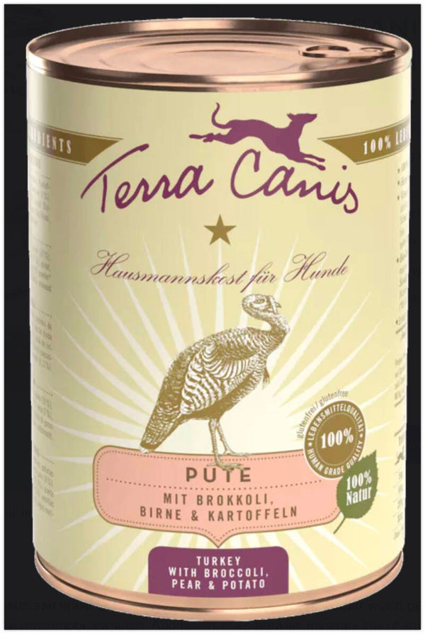 Terra Canis Classic Kalkoen met broccoli, peer en aardappel - 400 gram