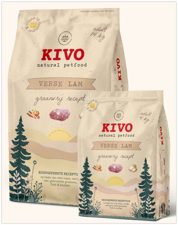 Kivo koudgeperste brokken Verse Lam - Graanvrij