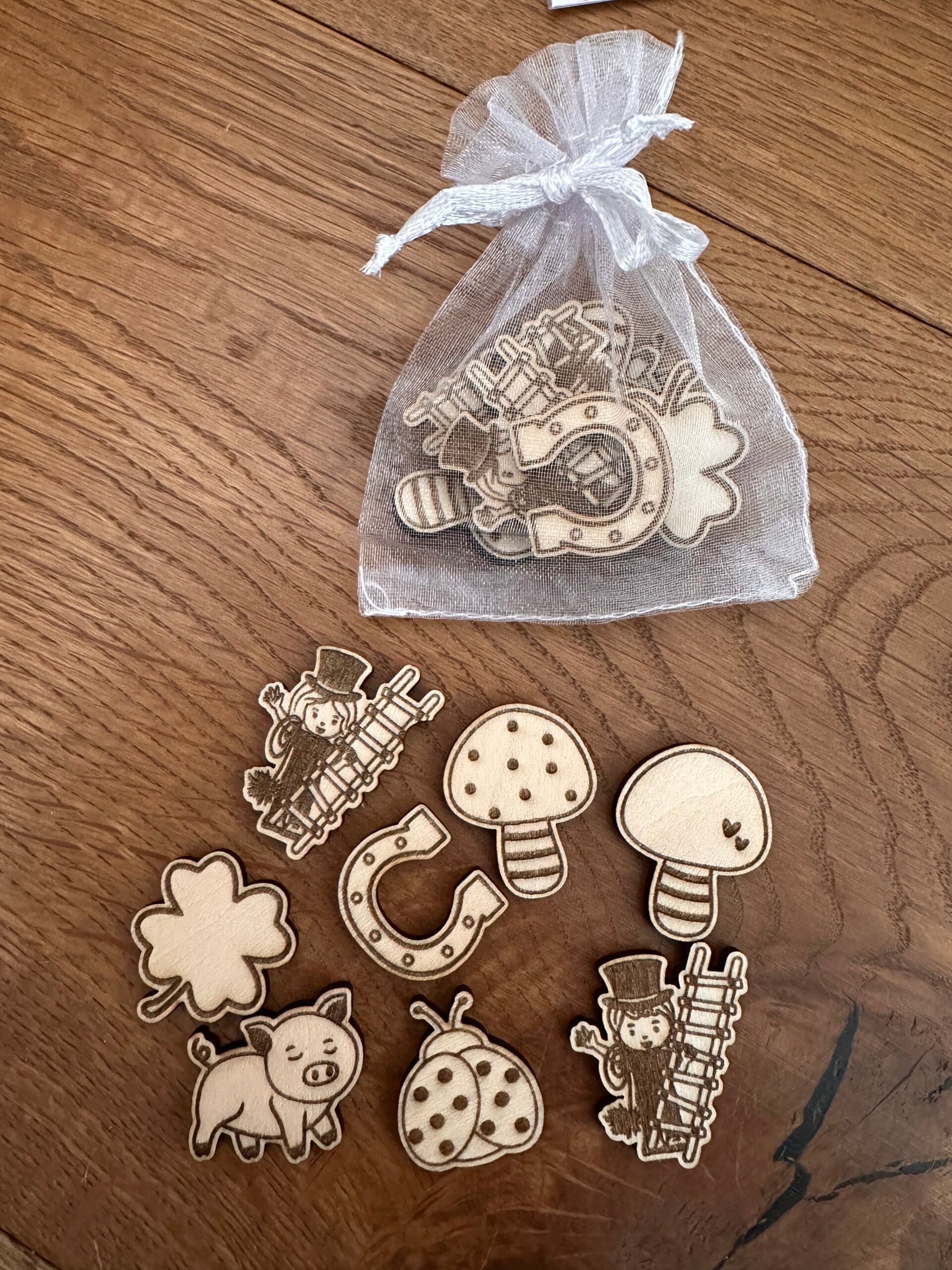 Glücksbringer Säckchen 8Stk