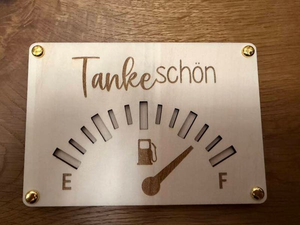 Geldgeschenk "Tanken" 10x15cm