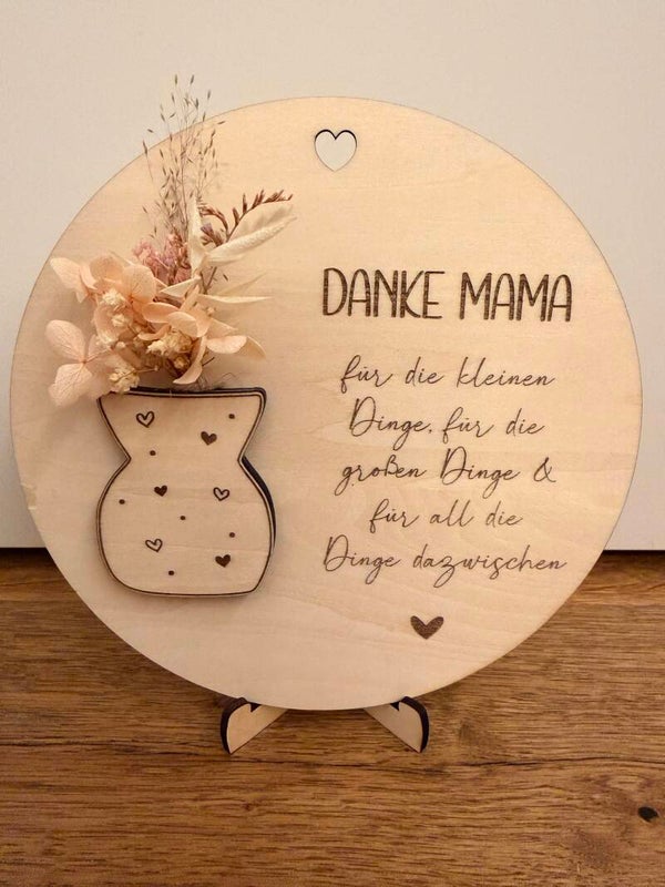 Muttertag Geschenk DANKE Mama