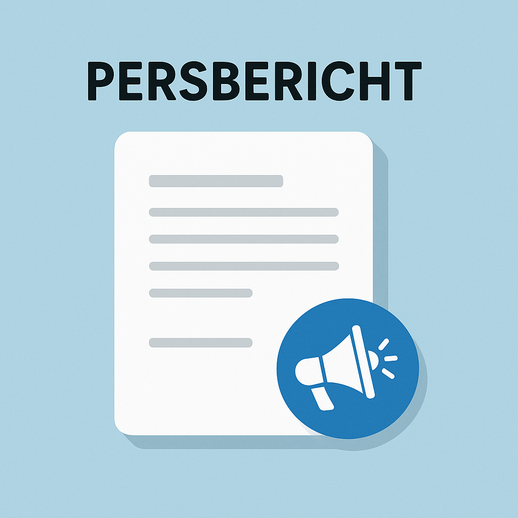 Persbericht in 3 dagen