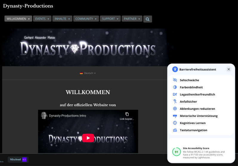 Startseite von Dynasty-Productions