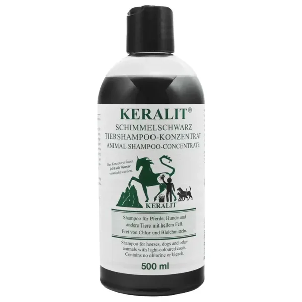 Keralit - Pferdeshampoo Schimmelschwarz, mit Aktivkohle