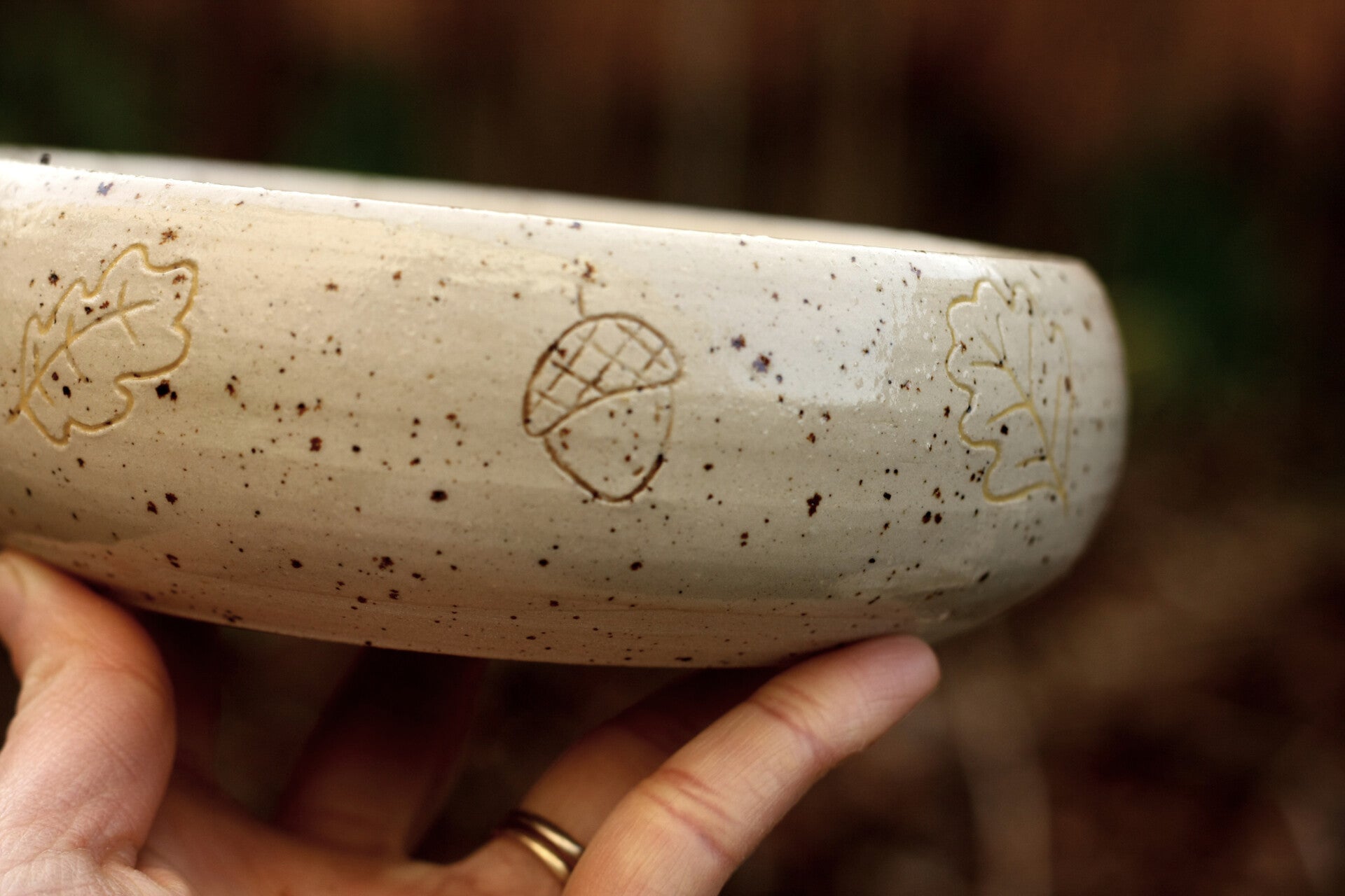 Assiette gravée / pièce unique du challenge tournage