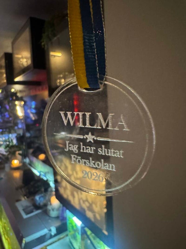 Graverad medalj