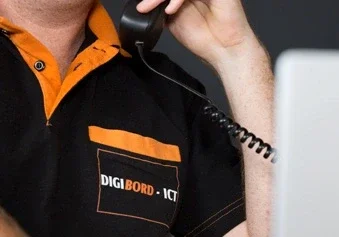 Bedrijfsfotografie van digiborden