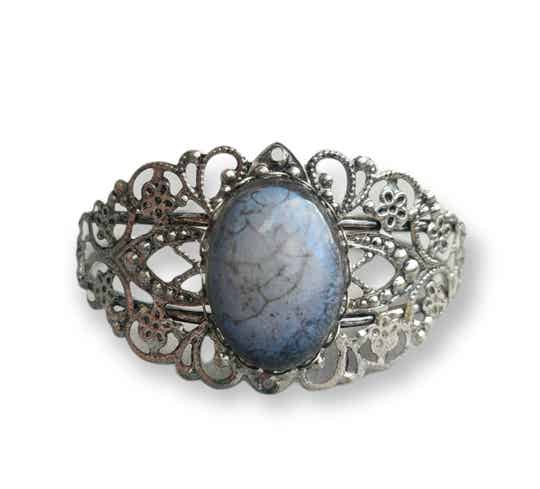 Armband Aurora Blue & Silver