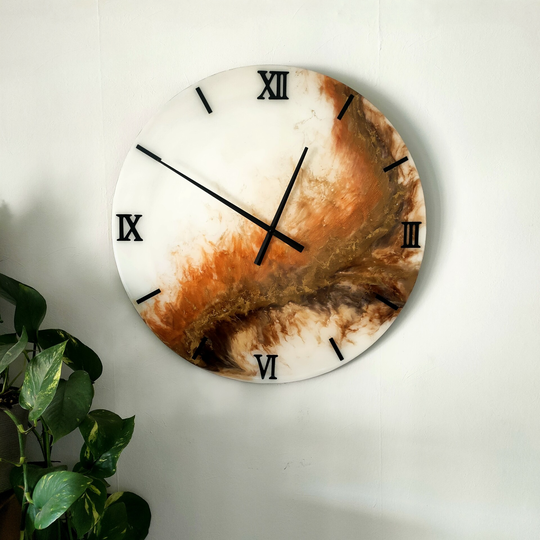 Klok 60 cm Copper & Umber