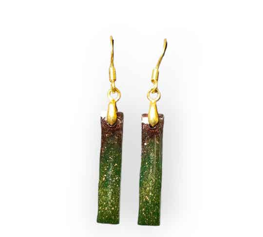 Oorbellen Umber & Green