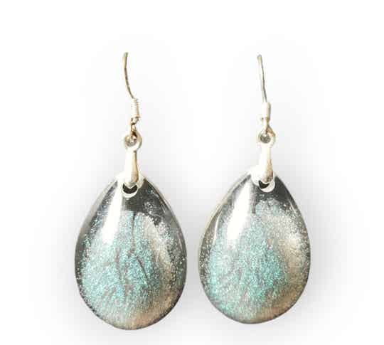 Oorbellen Chameleon Turquoise