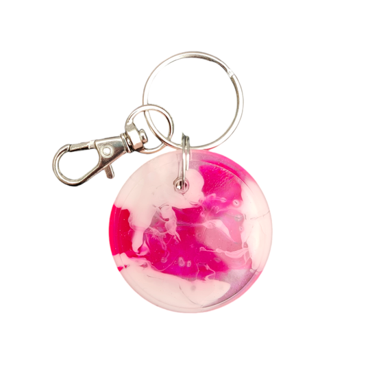 Unieke Handgemaakte Epoxy Sleutelhanger (eventueel te personaliseren)