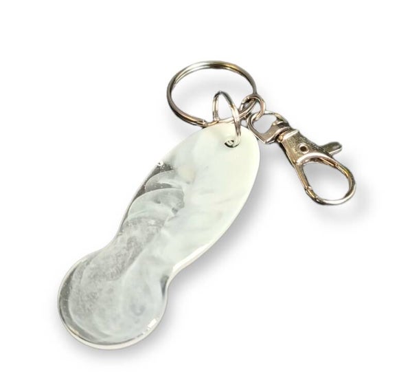 Sleutelhanger met winkelwagen muntje