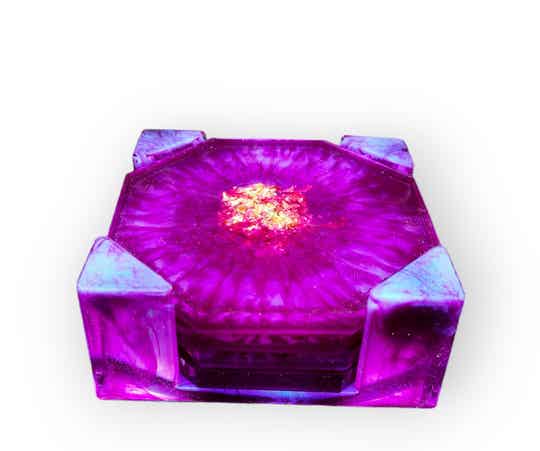 Stijlvolle Handgemaakte Zeskantige Onderzetters - Perfecte Eyecatcher voor Je Tafel!