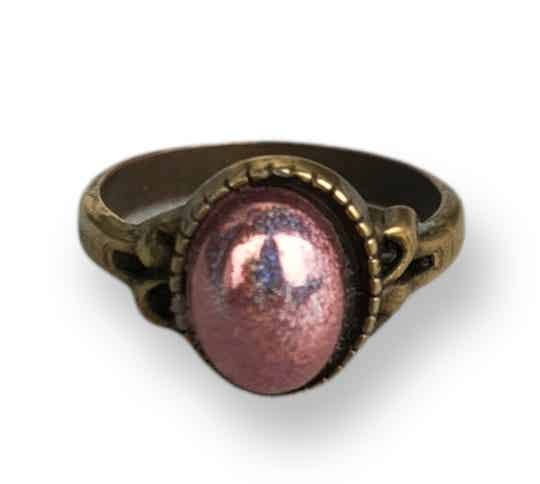 Ring (maat 17) Holographic Pink