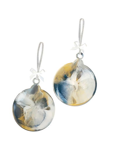 Unieke Kersthangers / Kerst Ornamenten / set van 2 stuks