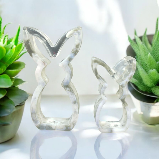 Decoratieve Paashazen (set van 2 st.)