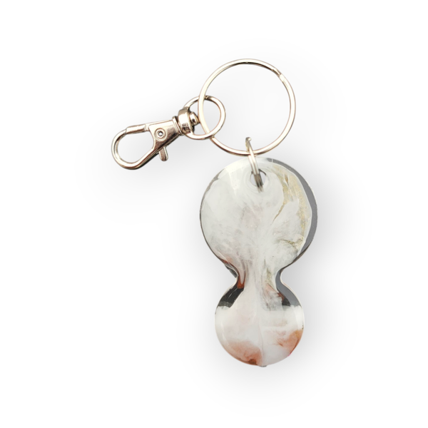 Winkelwagenmuntje met Karabijnhaak / Sleutelhanger