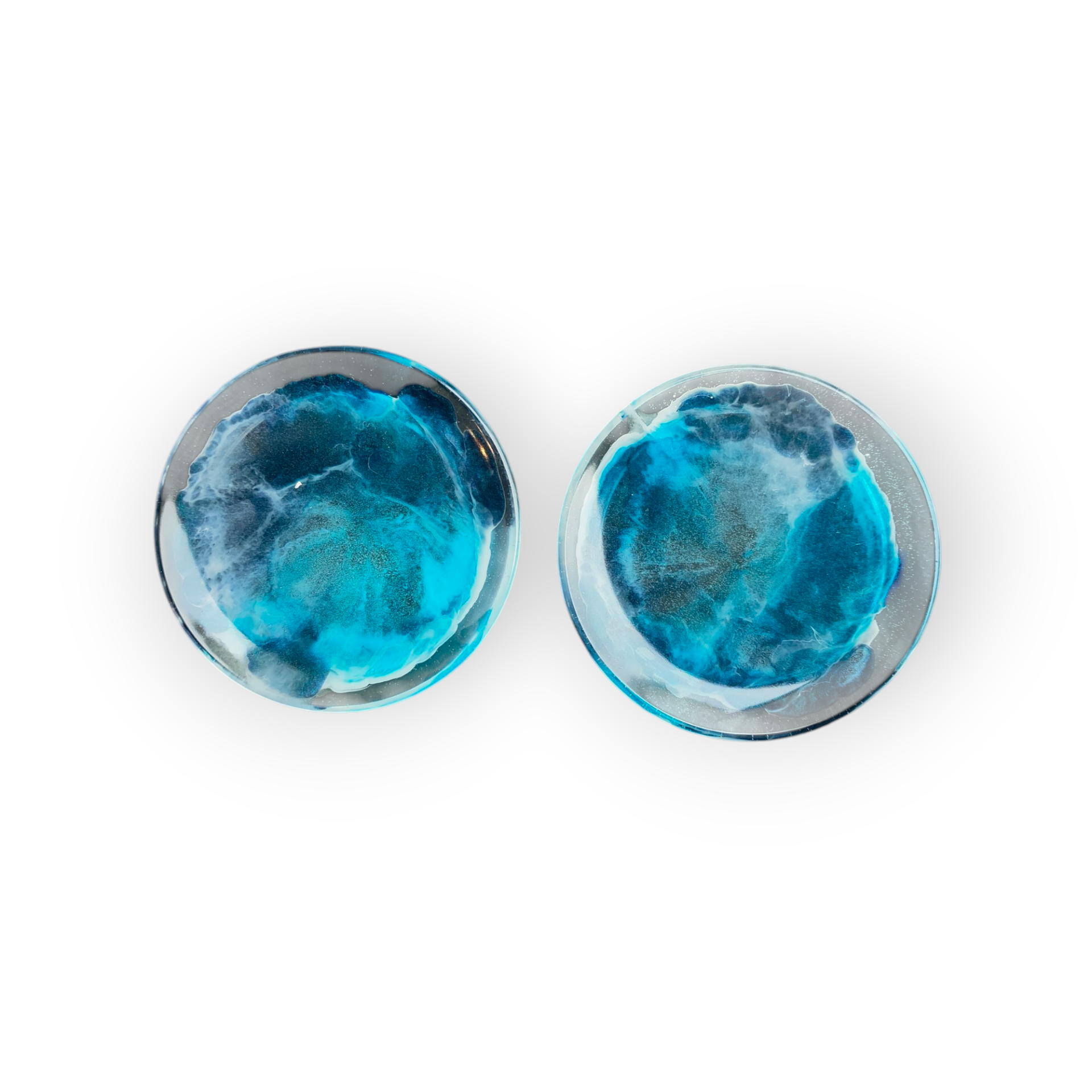 Theetips / Thee zak onderzetter / Klein schaaltje (set van 2)