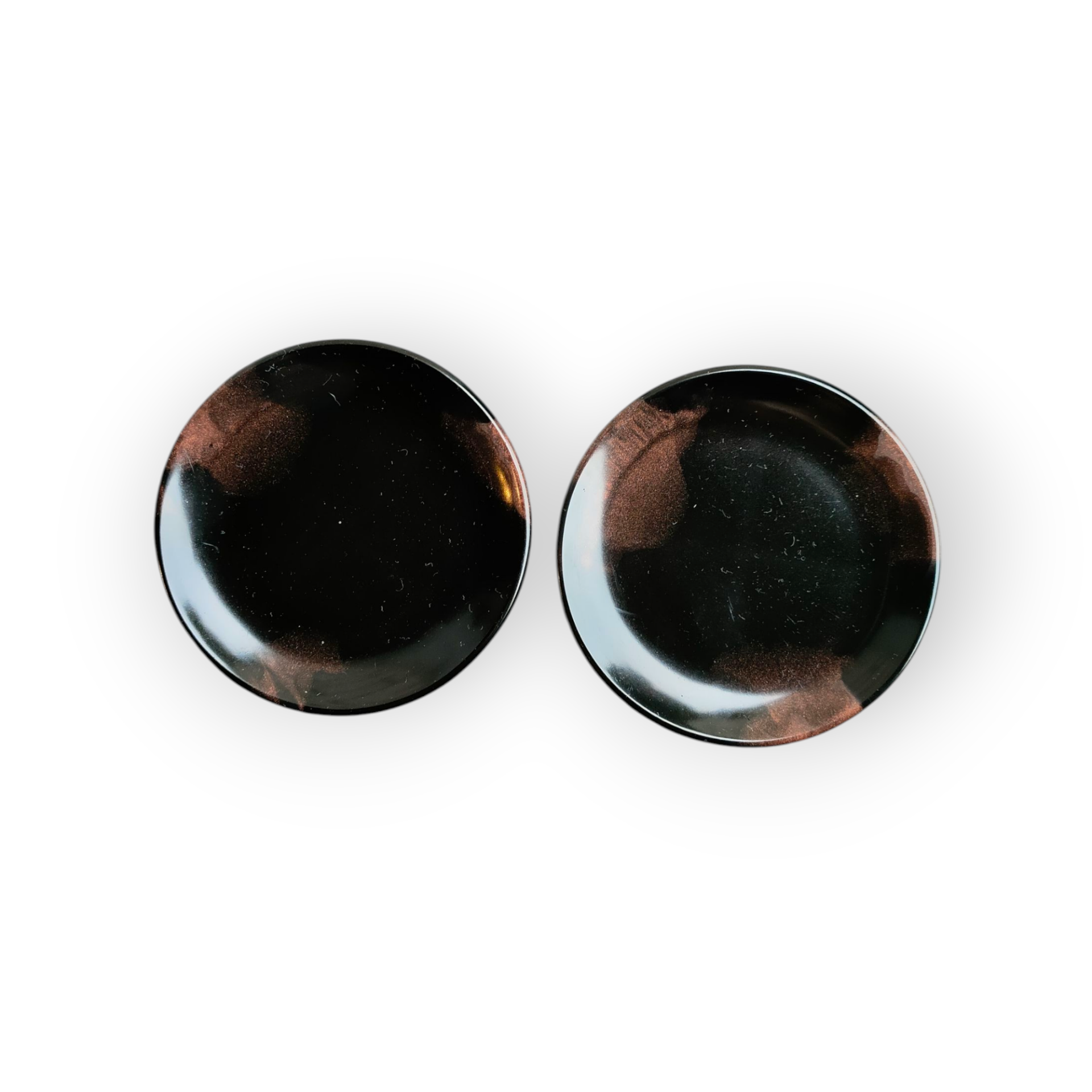 Theetips / Thee zak onderzetter / Klein schaaltje / Amuseschaaltje (set van 2)