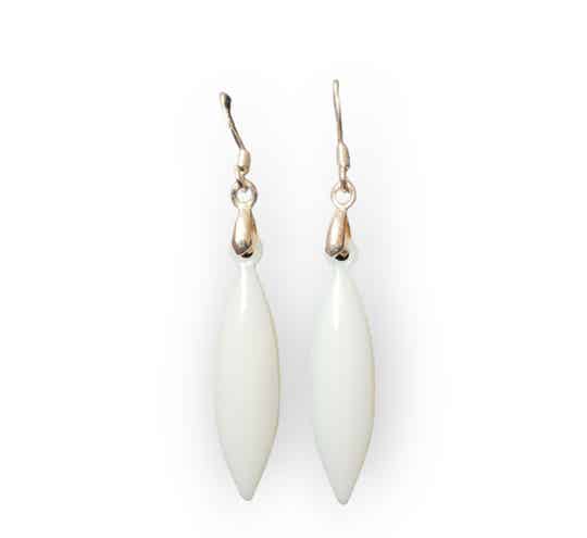 Oorbellen White