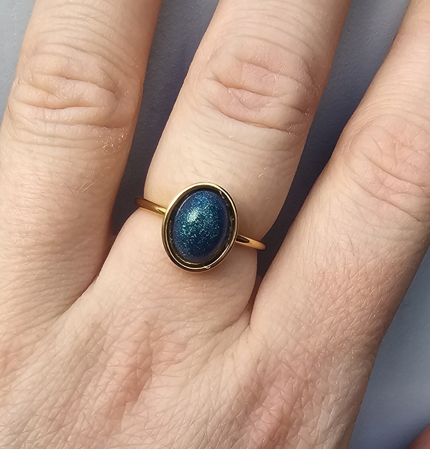 Mix & Match Collectie met Handgemaakte Steenringen! Diverse kleuren (8x10 mm)