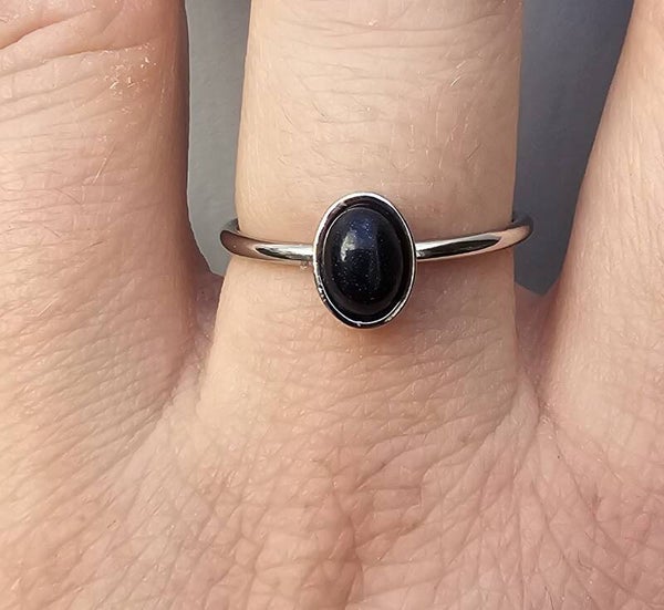 Mix & Match Collectie met Handgemaakte Steenringen! (petrol)