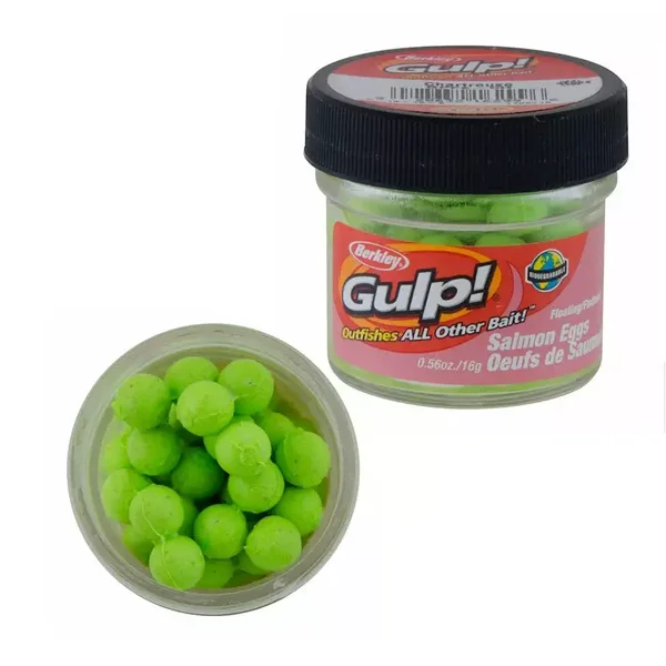 BERKLEY GULP SALMON EGGS CHARTREUSE