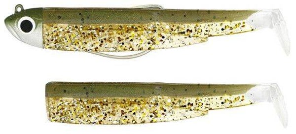 FIISH BLACK MINNOW N° 3 SHORE 120mm 12gr col. KHAKI GLITTER COMBO + BODY cod. BM3152