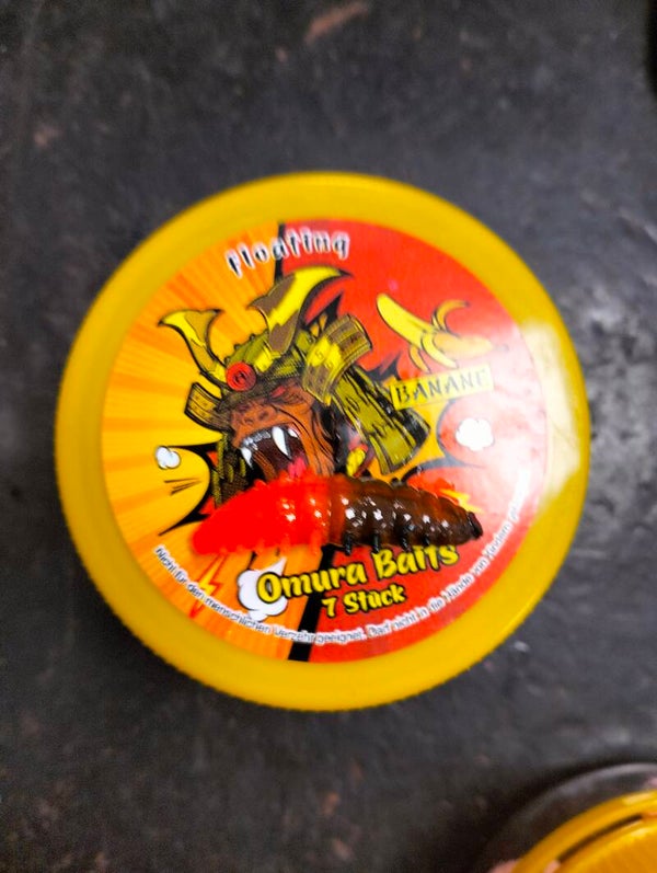 TUBERTINI OMURA BAITS OKTO BANANE FLOATING COLORE NERO/ROSSO FLUO