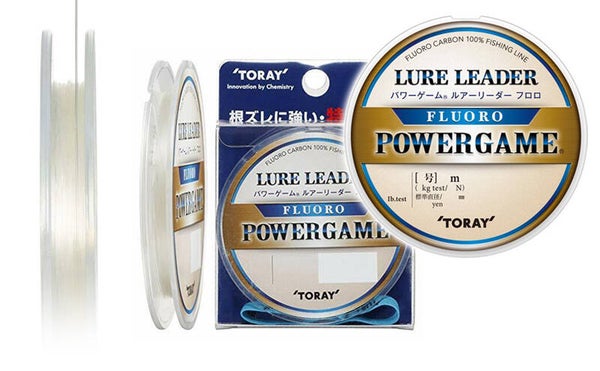 TORAY FLUORO POWERGAME LURE LEADER 3lb 30mt